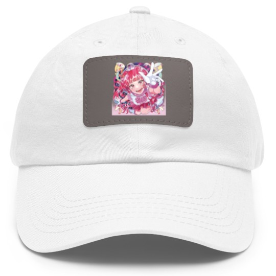 Discover Hanabie Dad Hat With Leather Patch