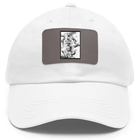 Discover Mechwarrior Blast Dad Hat With Leather Patch