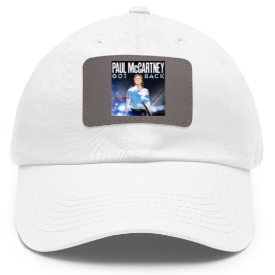 Discover P mccartney Dad Hat With Leather Patch