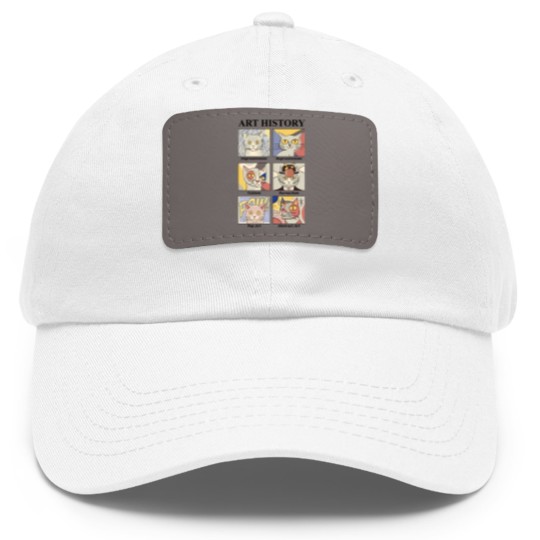 Discover Art History Dad Hat With Leather Patch , History Of Art Dad Hat With Leather Patch