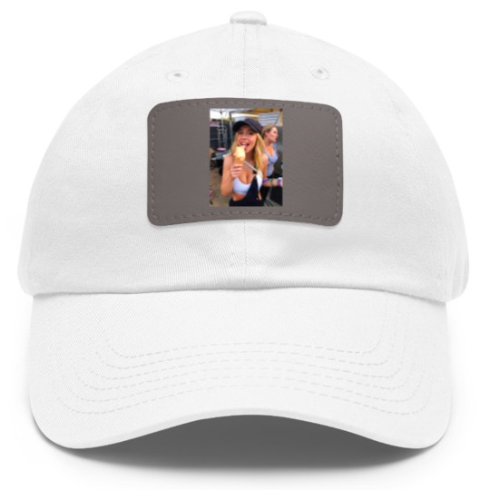 Discover Sydney Sweeney Dad Hat With Leather Patch