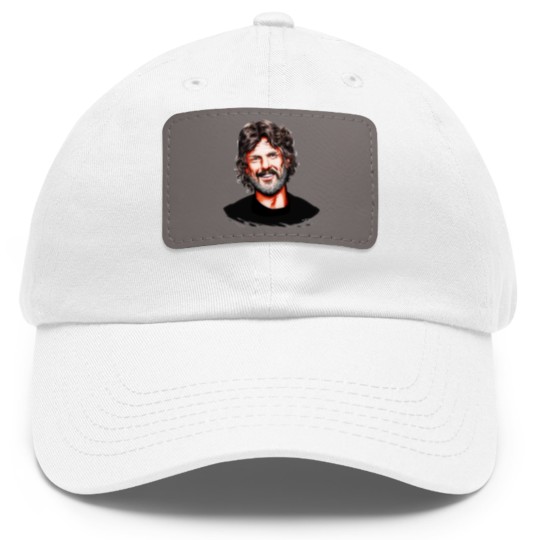 Discover Kris Kristofferson - An illustration by Paul Cemmick Dad Hat With Leather Patch
