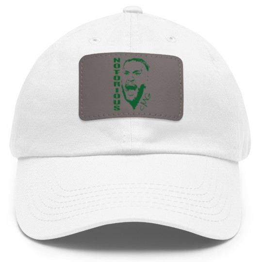 Discover Conor Mcgregor - Notorious Conor Mcgregor Dad Hat With Leather Patch