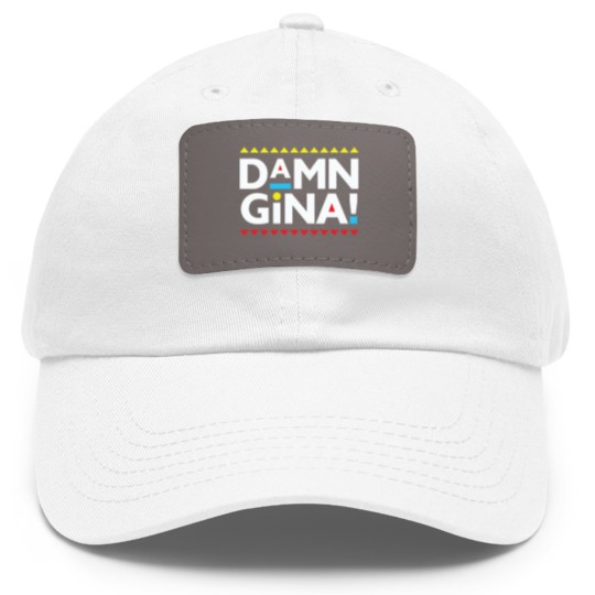 Discover Martin-Damn Gina Dad Hat With Leather Patch