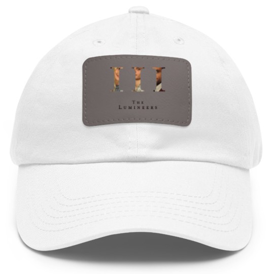Discover The Lumineers Band Dad Hat With Leather Patch, Music Band Merch, Lumineers Tour