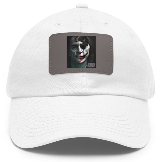 Discover The Joker Dad Hat With Leather Patch, Joker 2024 Dad Hat With Leather Patch