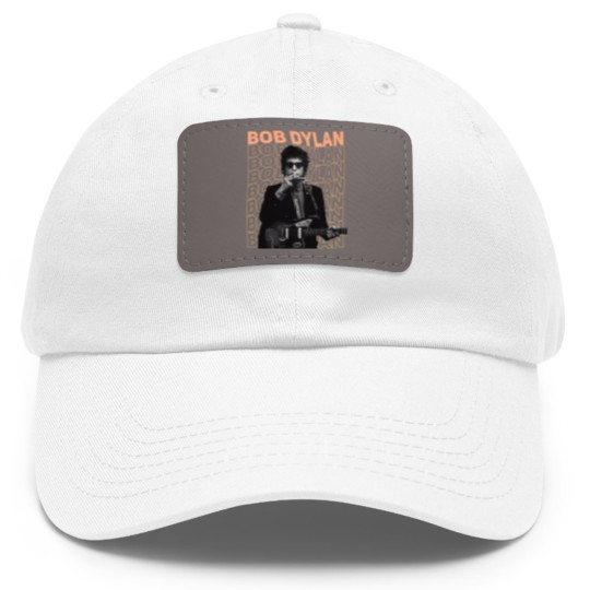 Discover Bob Dylan T-ShirtBob Dylan T-Shirt_by KianOlsen_ Dad Hat With Leather Patch
