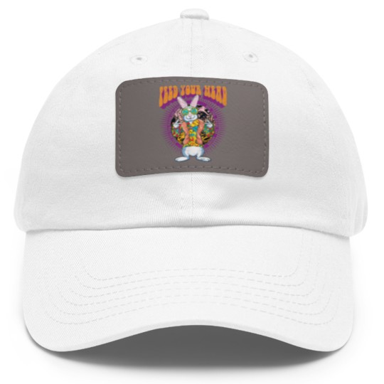Discover WHITE RABBIT BY GRACE SLICK Dad Hat With Leather Patch