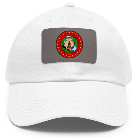 Discover Great Seal of Catawba Indian Nation Dad Hat With Leather Patch