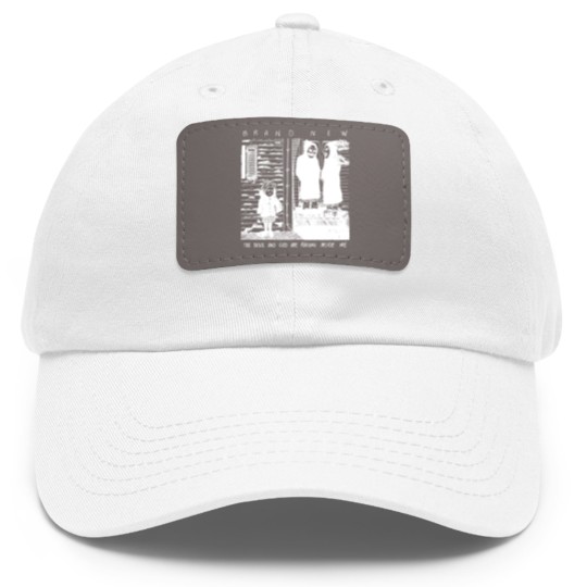 Discover The Devil and God are Raging Inside Me (White vr.) - Fanartwork Dad Hat With Leather Patch
