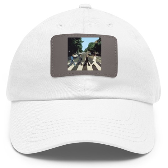 Discover Abbey Road Album Cover Dad Hat With Leather Patch