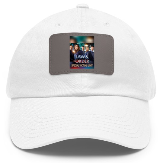 Discover law and order svu Dad Hat With Leather Patch