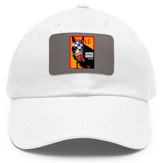 Discover Secretariat Time Magazine Cover 1973 Dad Hat With Leather Patch