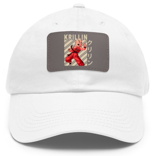Discover Krillin - Vintage Artcompressed Dad Hat With Leather Patch