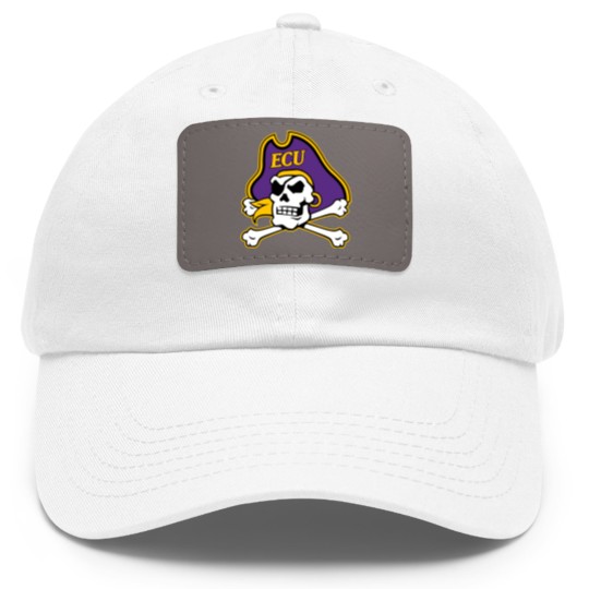 Discover East Carolina-Pirates-Logo Dad Hat With Leather Patch