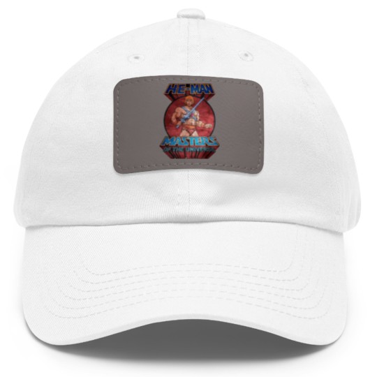 Discover HE MAN OLD Perfect Gift Dad Hat With Leather Patch