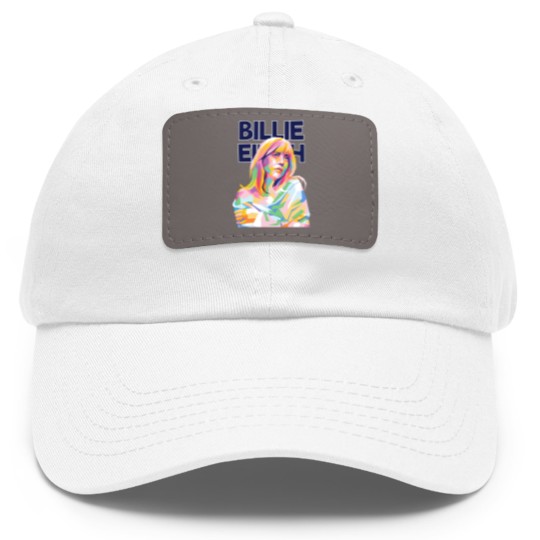 Discover Billie Ellish Dad Hat With Leather Patch