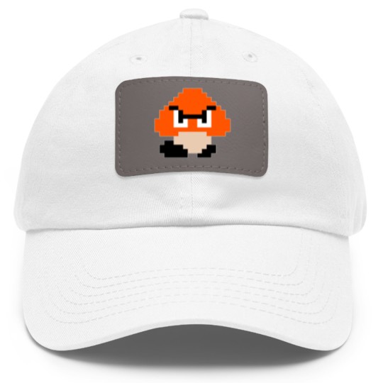 Discover Nintendo Goomba Dad Hat With Leather Patch