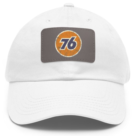 Discover 76 Oil Union Vintage Dad Hat With Leather Patch