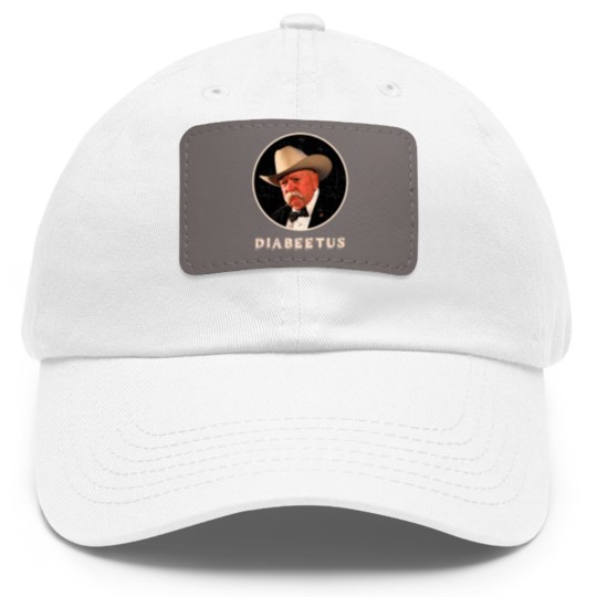 Discover diabetus Dad Hat With Leather Patch