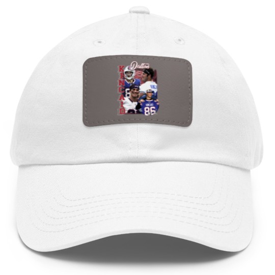Discover Vintage Dalton Kincaid Dad Hat With Leather Patch, Football Dad Hat With Leather Patch, Classic 90s Graphic Dad Hat With Leather Patch