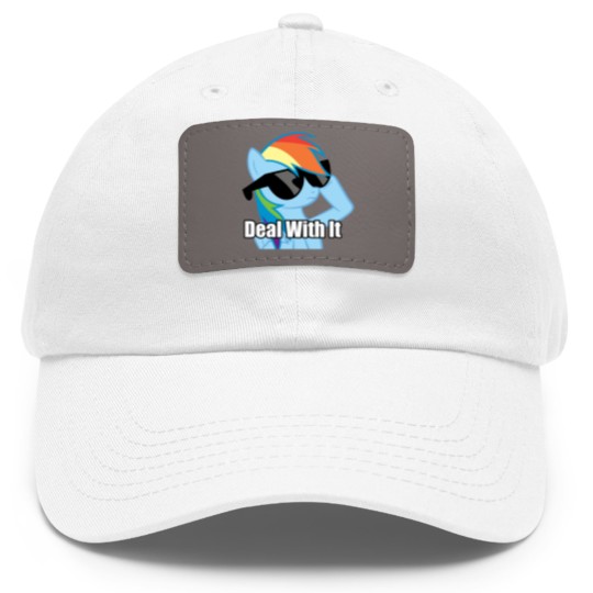 Discover Rainbow Dash Classic Dad Hat With Leather Patch