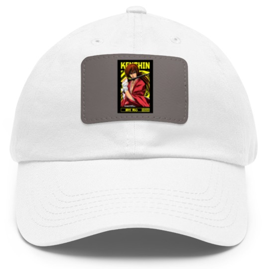 Discover Himura Kenshin = Rurouni Kenshin = Anime Dad Hat With Leather Patch