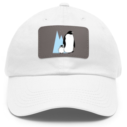 Discover Penguins - Penguins - Dad Hat With Leather Patch