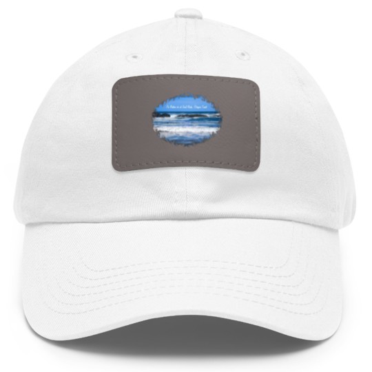 Discover Seal Rock Oregon Coast On Pacific Ocean For Dad Hat With Leather Patch
