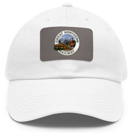 Discover Great-Northern-Railway Dad Hat With Leather Patch