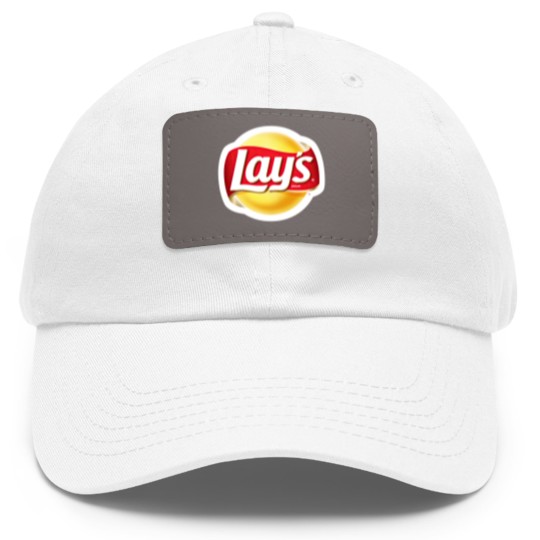 Discover Lays Logo Dad Hat With Leather Patch