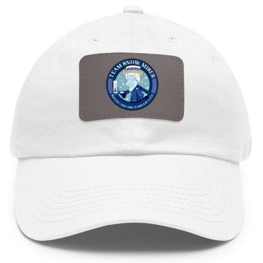Discover Team Snow Miser - Snow Miser - Dad Hat With Leather Patch