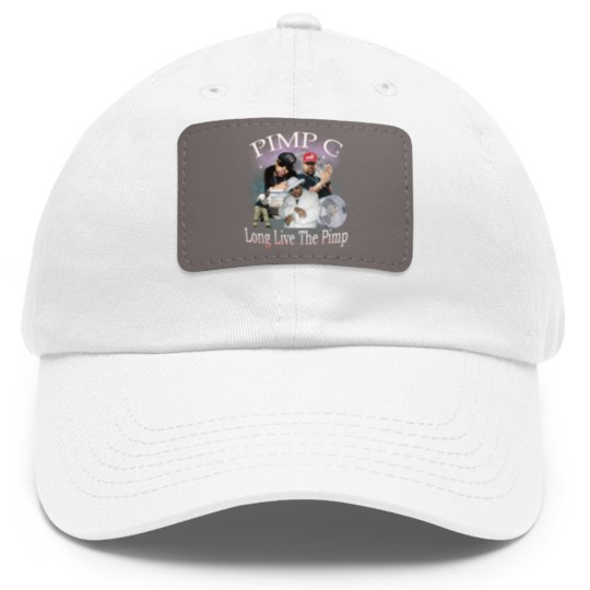 Discover Pimp C Dad Hat With Leather Patch, Pimp C Vintage Dad Hat With Leather Patch, Pimp C Hiphop Rapper Dad Hat With Leather Patch