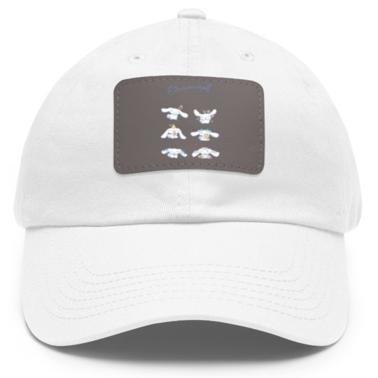 Discover Cinnamoroll Sanrio Pattern Dad Hat With Leather Patch