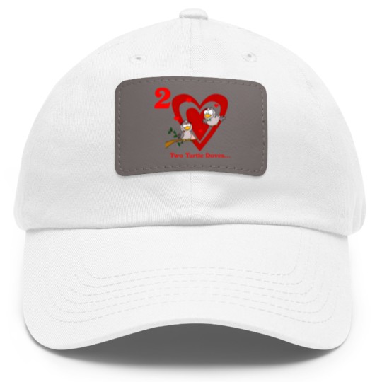 Discover Two Turtle Doves Dad Hat With Leather Patch