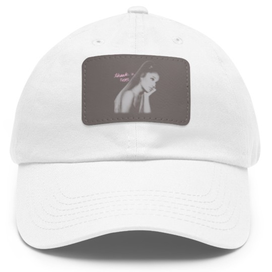 Discover Ariana Thank U, Next Dad Hat With Leather Patch, Ariana Unisex Dad Hat With Leather Patch