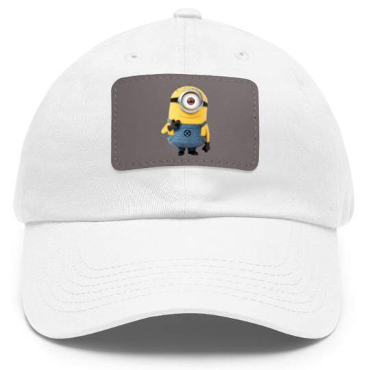 Discover Minion Mayhem: Dad Hat With Leather Patch unleashed with the most loved minion