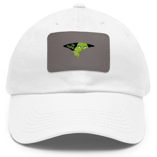 Discover Ew People Dad Hat With Leather Patch, funny character Smiling Face Dad Hat With Leather Patch, Christmas Dad Hat With Leather Patch Gift For Family Xmas, Christmas funny character Dad Hat With Leather Patch, funny character Dad Hat With Leather Patch