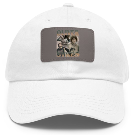 Discover Oliver Sykes Retro Dad Hat With Leather Patch -Oliver Scott Sykes Dad Hat With Leather Patch
