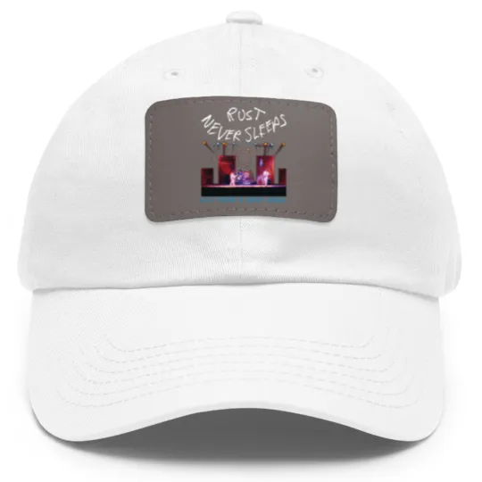 Discover NEIL YOUNG BK (16) Dad Hat With Leather Patch