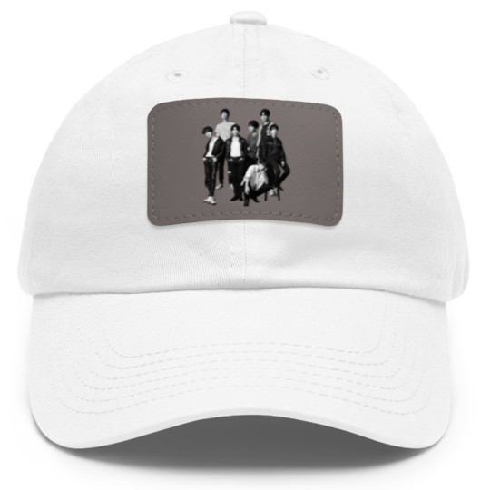 Discover BTS Members Dad Hat With Leather Patch, Bangtan Boy Dad Hat With Leather Patch, BTS Group Dad Hat With Leather Patch