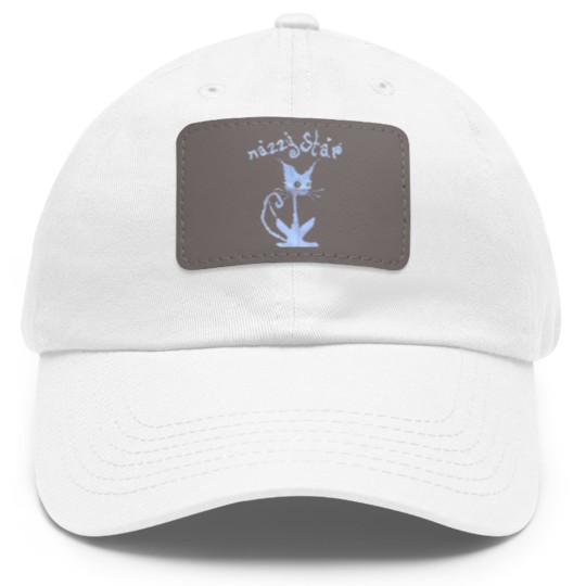 Discover Cat Mazzy Star Dad Hat With Leather Patch, Vintage Mazzy Star Dad Hat With Leather Patch