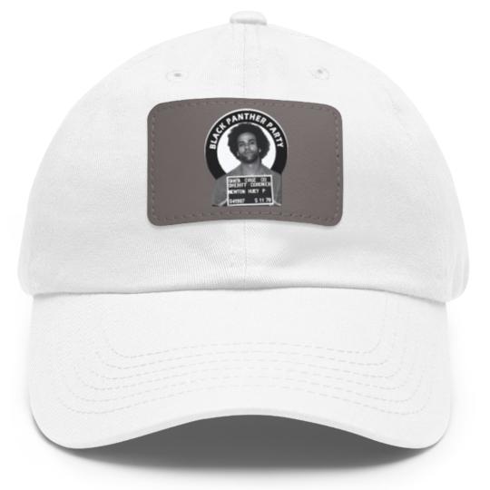 Discover Huey Newton Dad Hat With Leather Patch, bl panther porty Dad Hat With Leather Patch