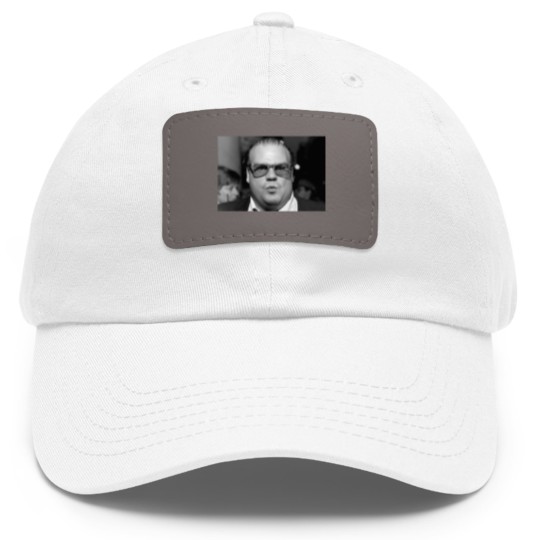 Discover Retro Chris Farley Dad Hat With Leather Patch, Chris Farley Vintage Dad Hat With Leather Patch