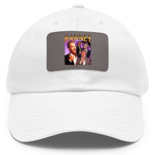Discover Retro Barney Stinson Dad Hat With Leather Patch, Barney Stinson Dad Hat With Leather Patch, Vintage Barney Stinson Dad Hat With Leather Patch