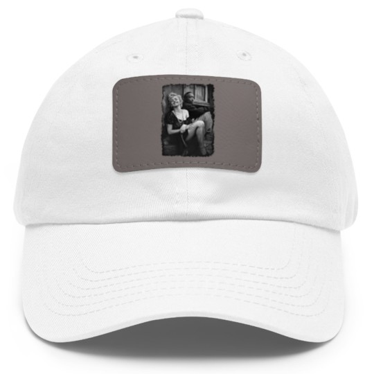Discover 2Pac Marilyn Monroe Dad Hat With Leather Patch