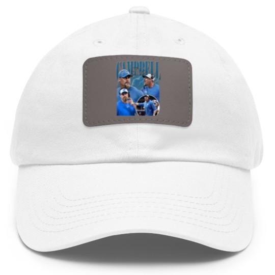 Discover Vintage Dan Campbell Dad Hat With Leather Patch, Dad Hat With Leather Patch, Dad Hat With Leather Patch, Football Dad Hat With Leather Patch
