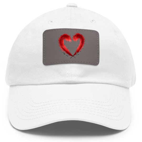 Discover Keigo Takami (Hawks) Heart - Hero Anime - Dad Hat With Leather Patch