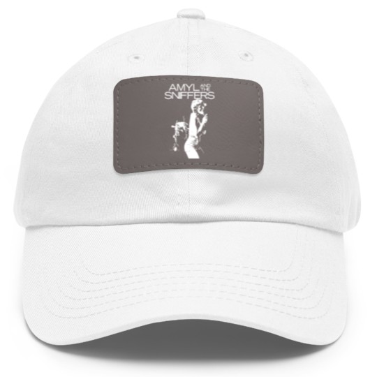 Discover Amyl and The Sniffers Dad Hat With Leather Patch
