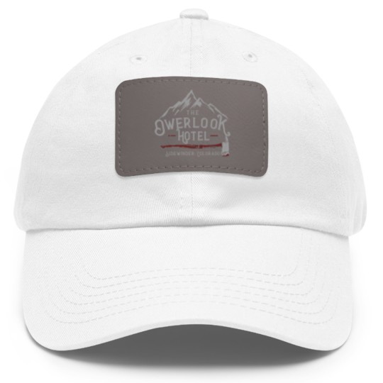 Discover The Shining Overlook Hotel Dad Hat With Leather Patch, Movie Inspired ,The Shining Halloween Dad Hat With Leather Patch